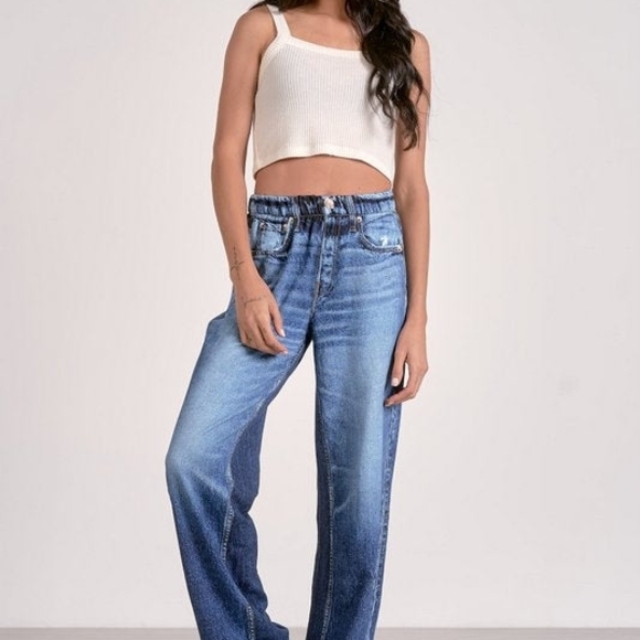 Elan Sweatpant Jeans Size Large Jenna Style - Picture 3 of 15